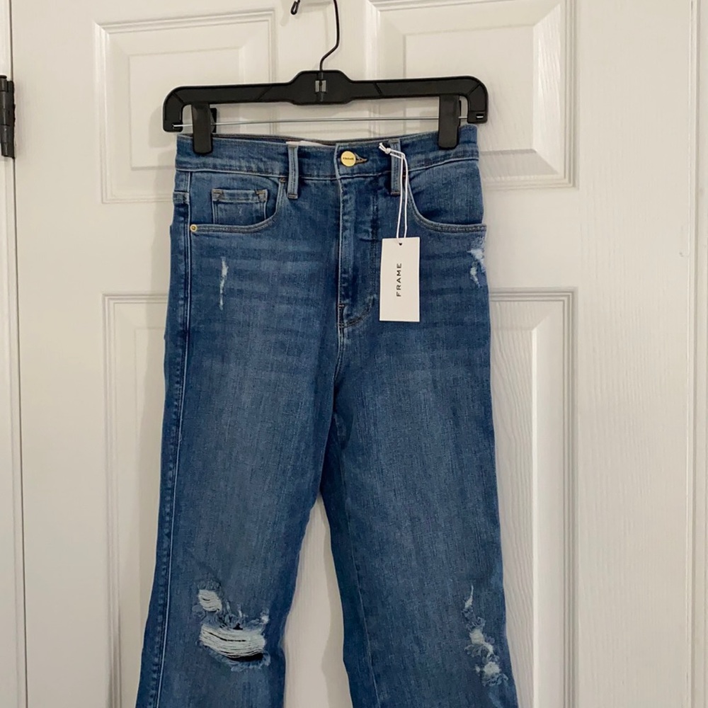 Frame Le Sylvie high rise/straight fit jean